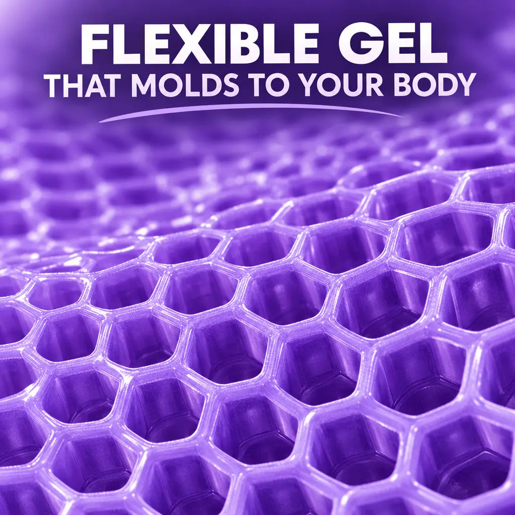 Ergonomic Gel Honeycomb Seat Cushion