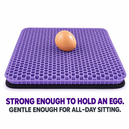 Ergonomic Gel Honeycomb Seat Cushion
